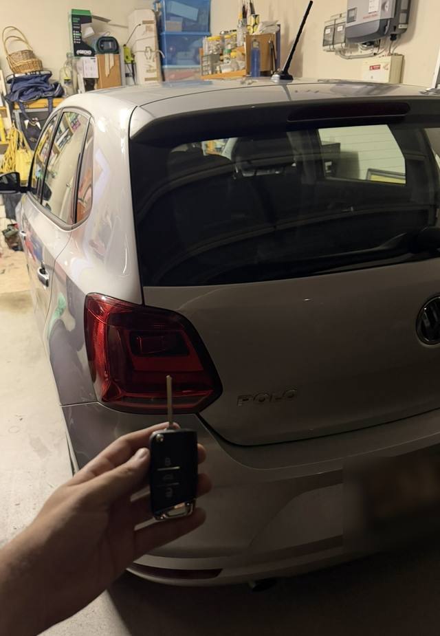 Volkswagen remote key tested after programming